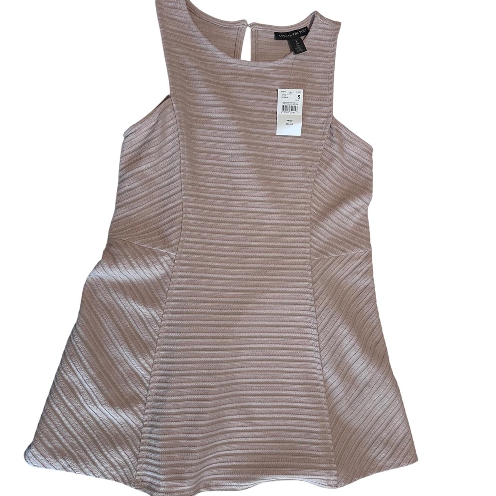A Pea in the Pod Ribbed‎ Maternity Dress Sleeveless Small NWT